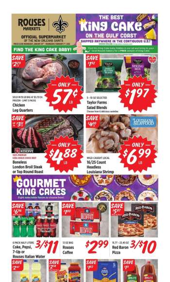 Rouses Markets Flyer - 01/29/2025 - 02/05/2025.