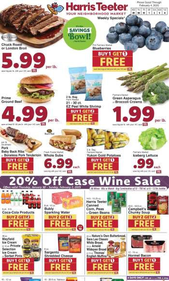 Harris Teeter Flyer - 01/29/2025 - 02/04/2025.