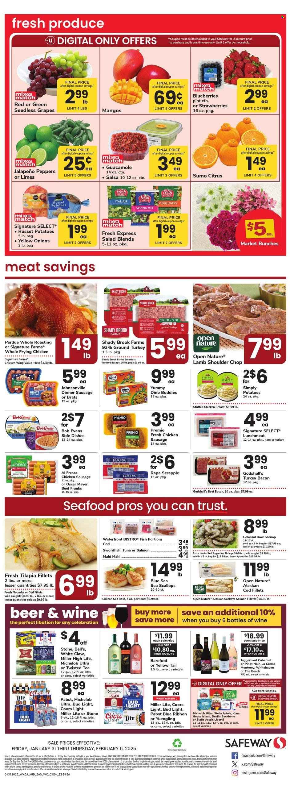 Safeway ad - 01/31/2025 - 02/06/2025. Page 4