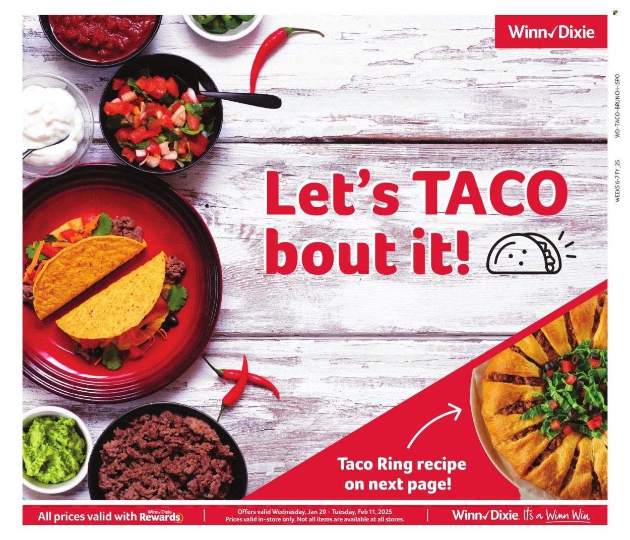 Winn Dixie ad - 01/29/2025 - 02/11/2025. Page 1