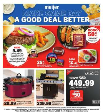 Meijer Flyer - 02/02/2025 - 02/09/2025.