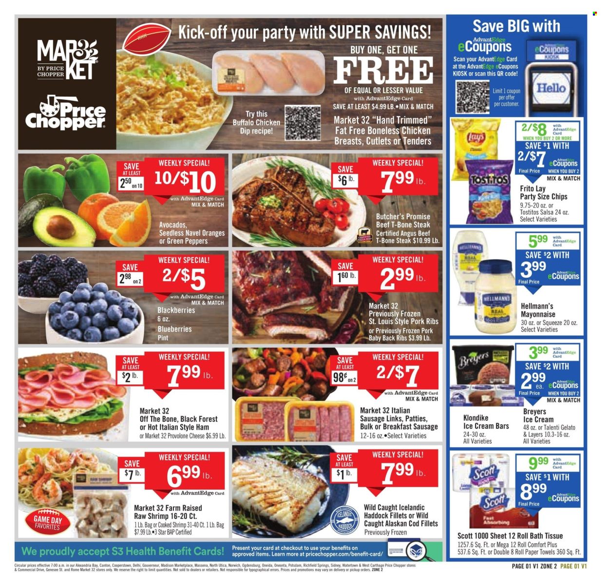 Price Chopper ad - 02/02/2025 - 02/08/2025. Page 1