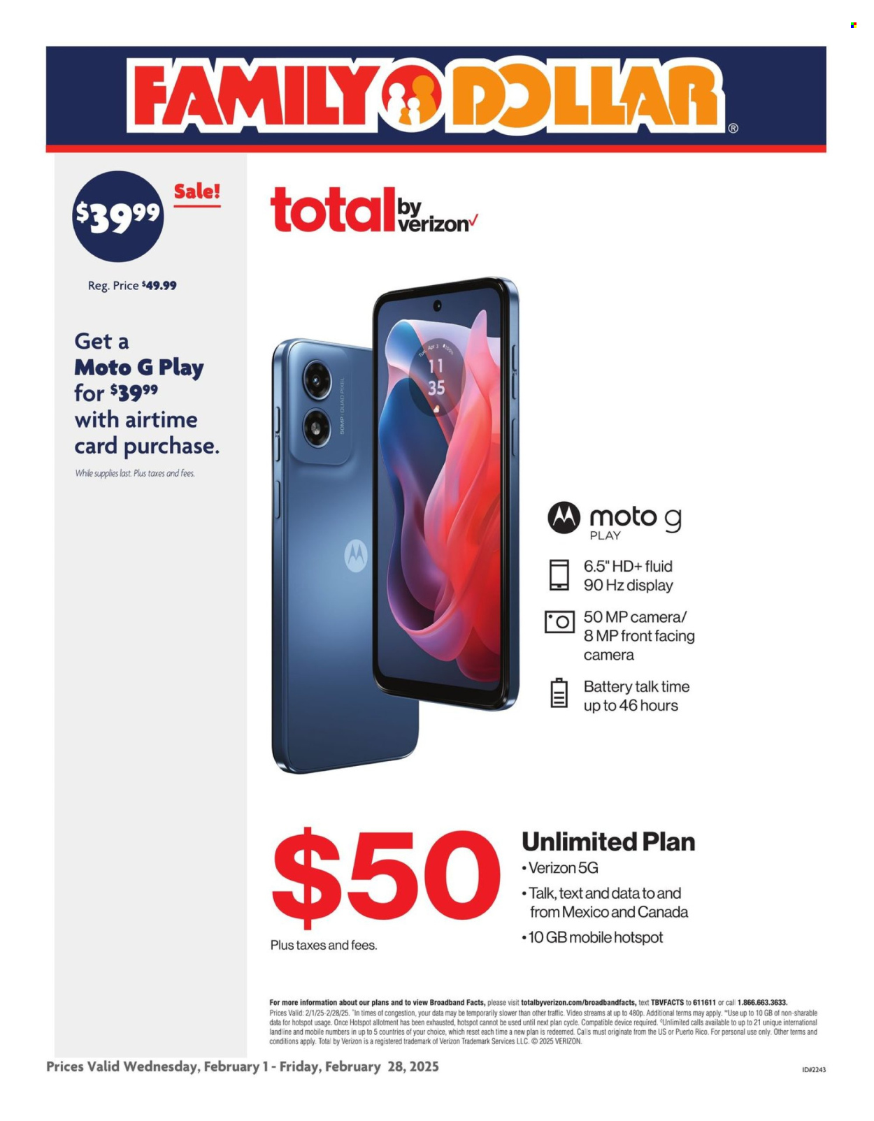 Family Dollar ad - 02/01/2025 - 02/28/2025. Page 1