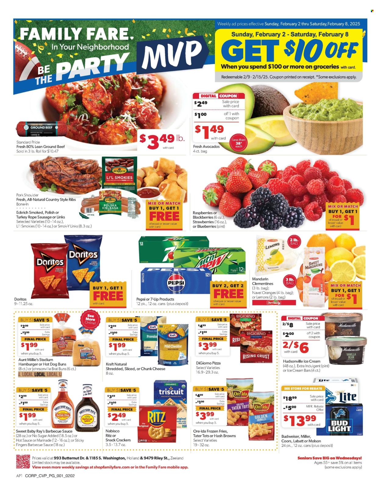 Family Fare ad - 02/02/2025 - 02/08/2025. Page 1