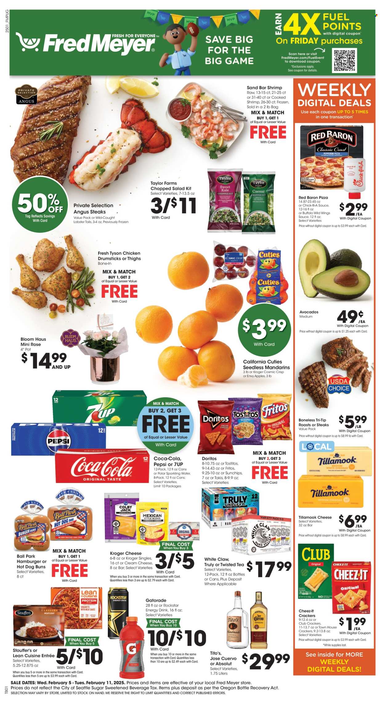 Fred Meyer ad - 02/05/2025 - 02/11/2025. Page 1