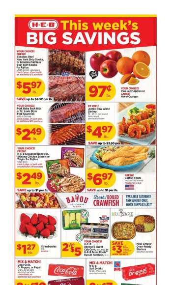 H-E-B Flyer - 02/05/2025 - 02/11/2025.
