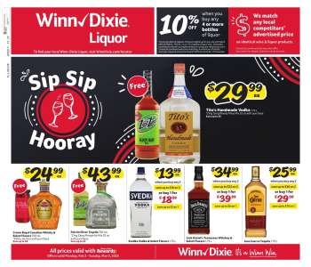 Winn Dixie Flyer - 02/03/2025 - 03/02/2025.