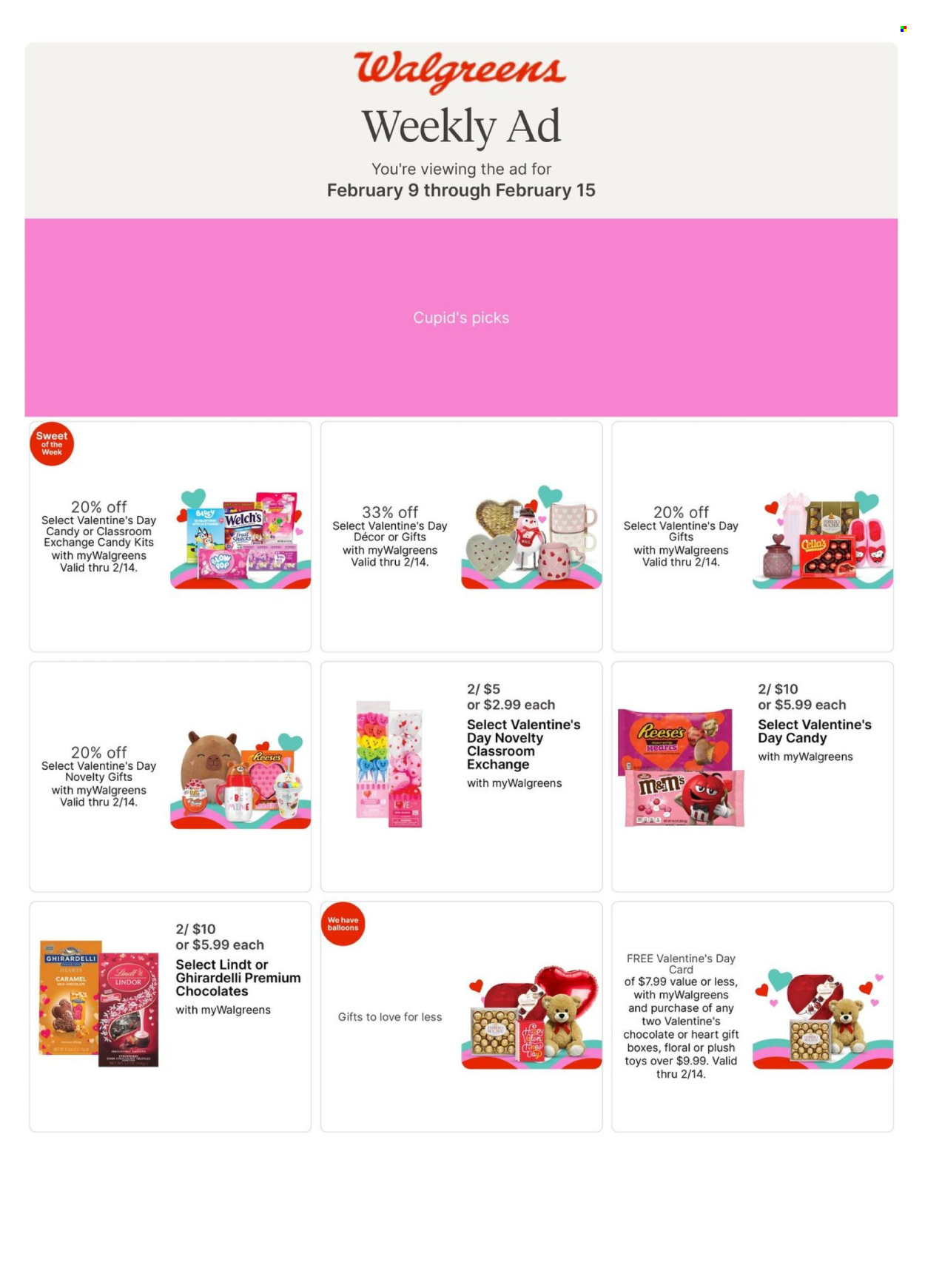 Walgreens ad - 02/09/2025 - 02/15/2025. Page 1