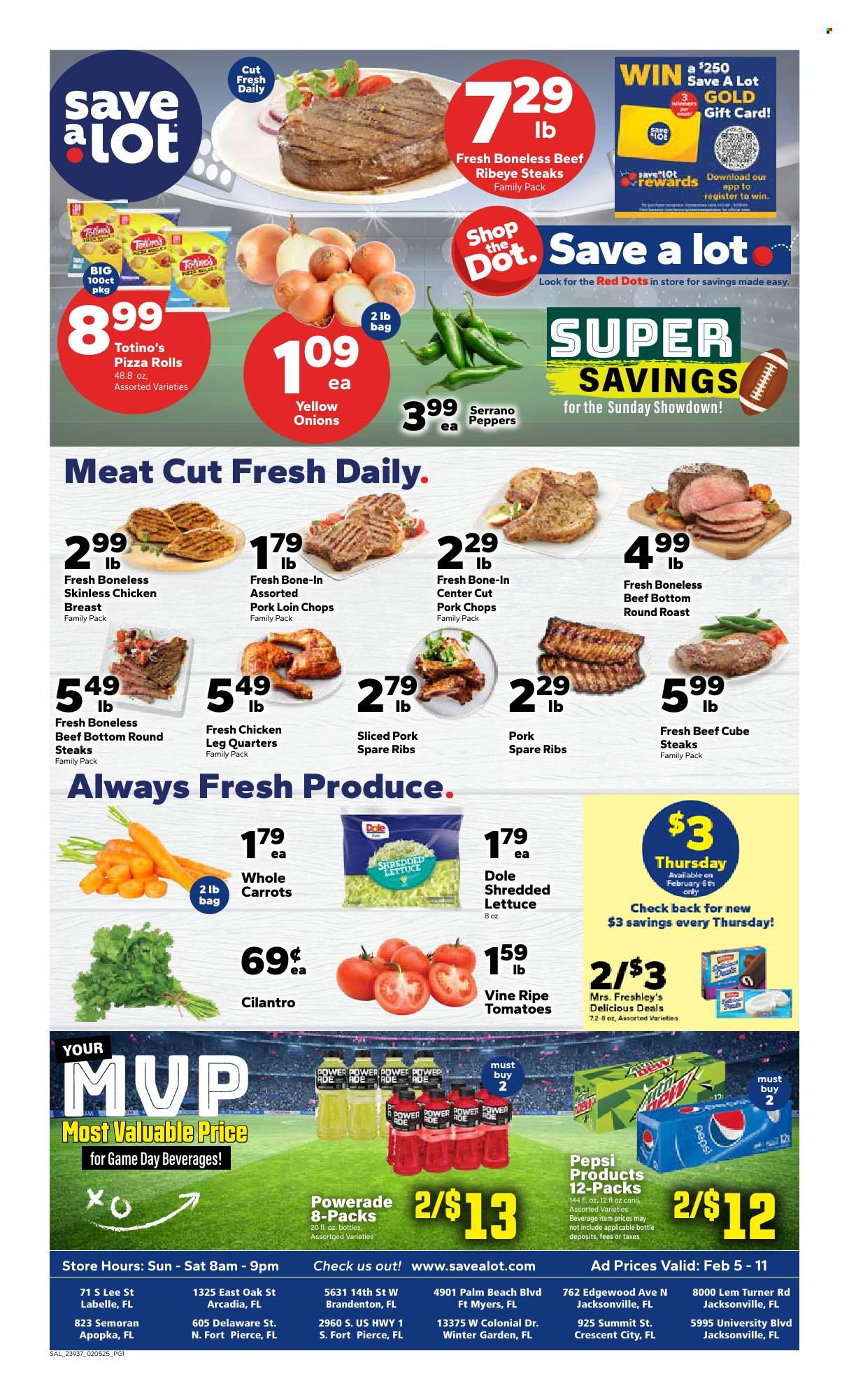 Save a Lot ad - 02/05/2025 - 02/11/2025. Page 1