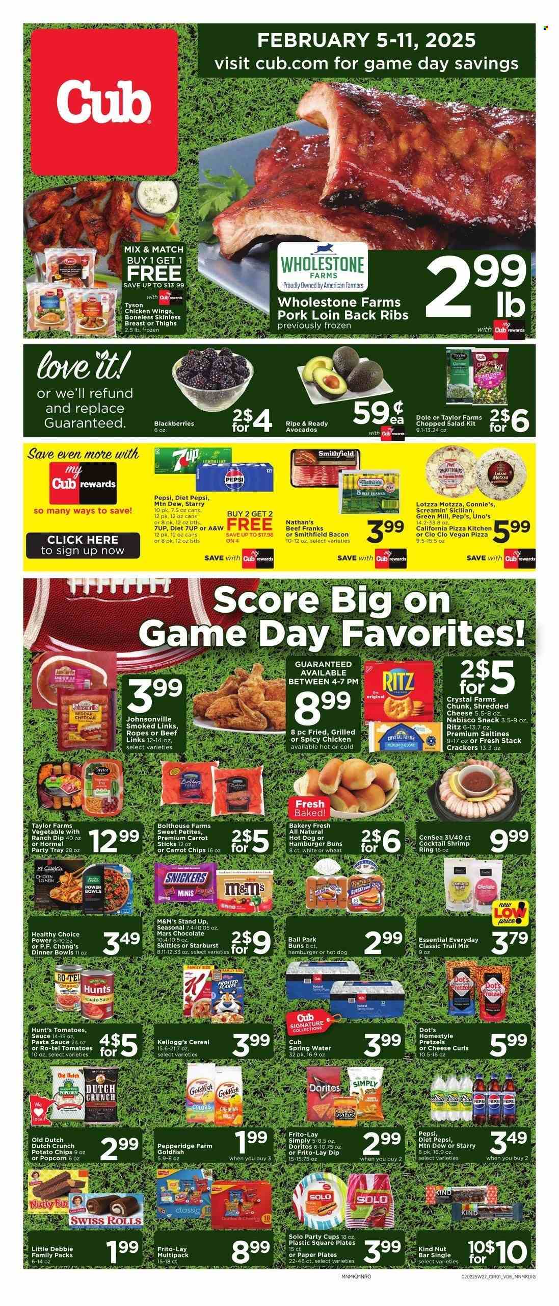 Cub Foods ad - 02/05/2025 - 02/11/2025. Page 1