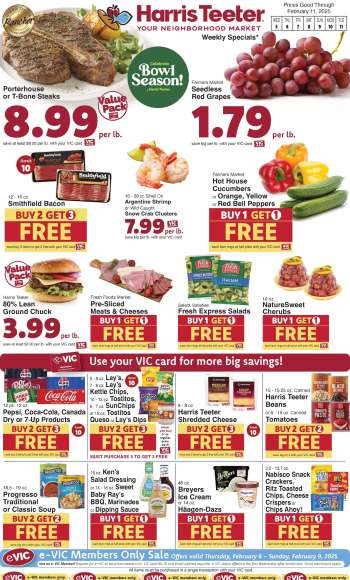 Harris Teeter Flyer - 02/05/2025 - 02/11/2025.
