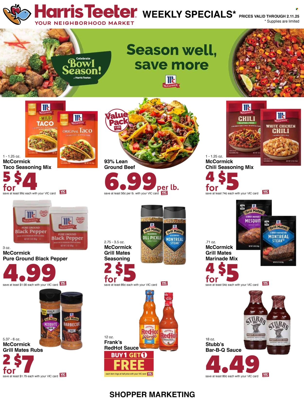 Harris Teeter ad - 02/05/2025 - 02/11/2025. Page 16