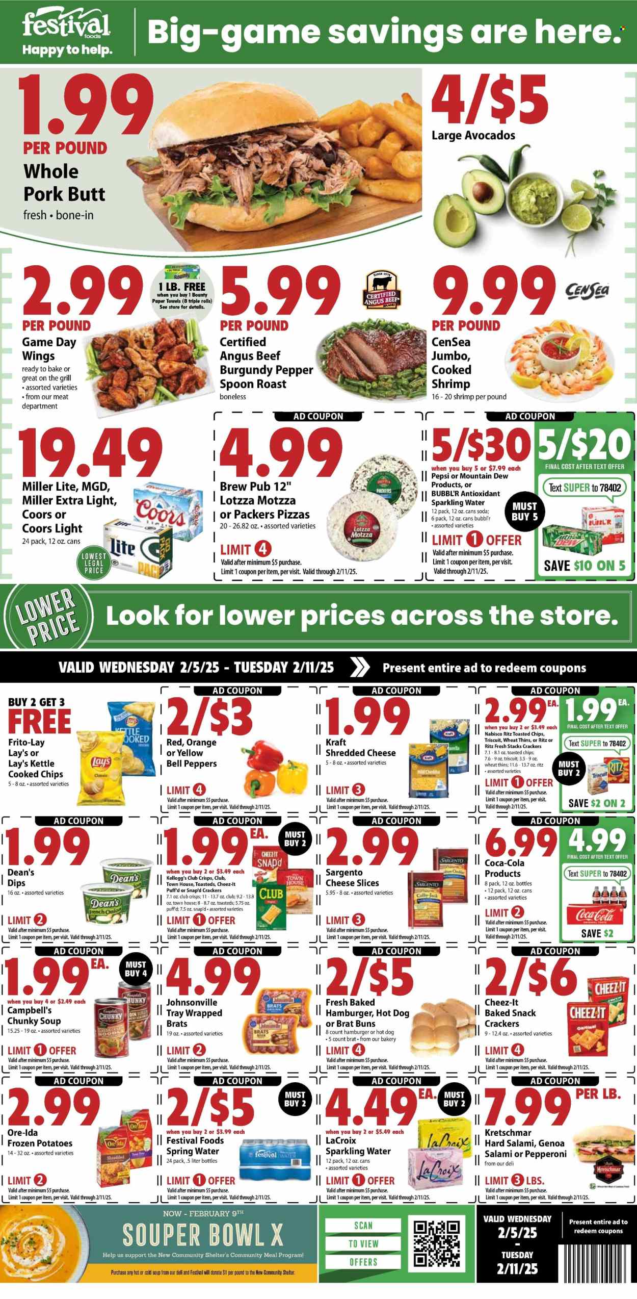 Festival Foods ad - 02/05/2025 - 02/11/2025. Page 1