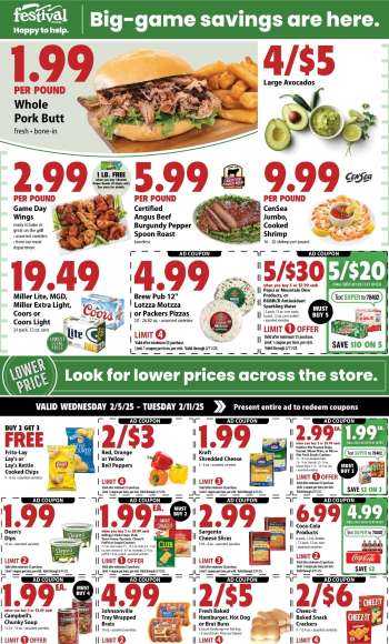 Festival Foods Flyer - 02/05/2025 - 02/11/2025.