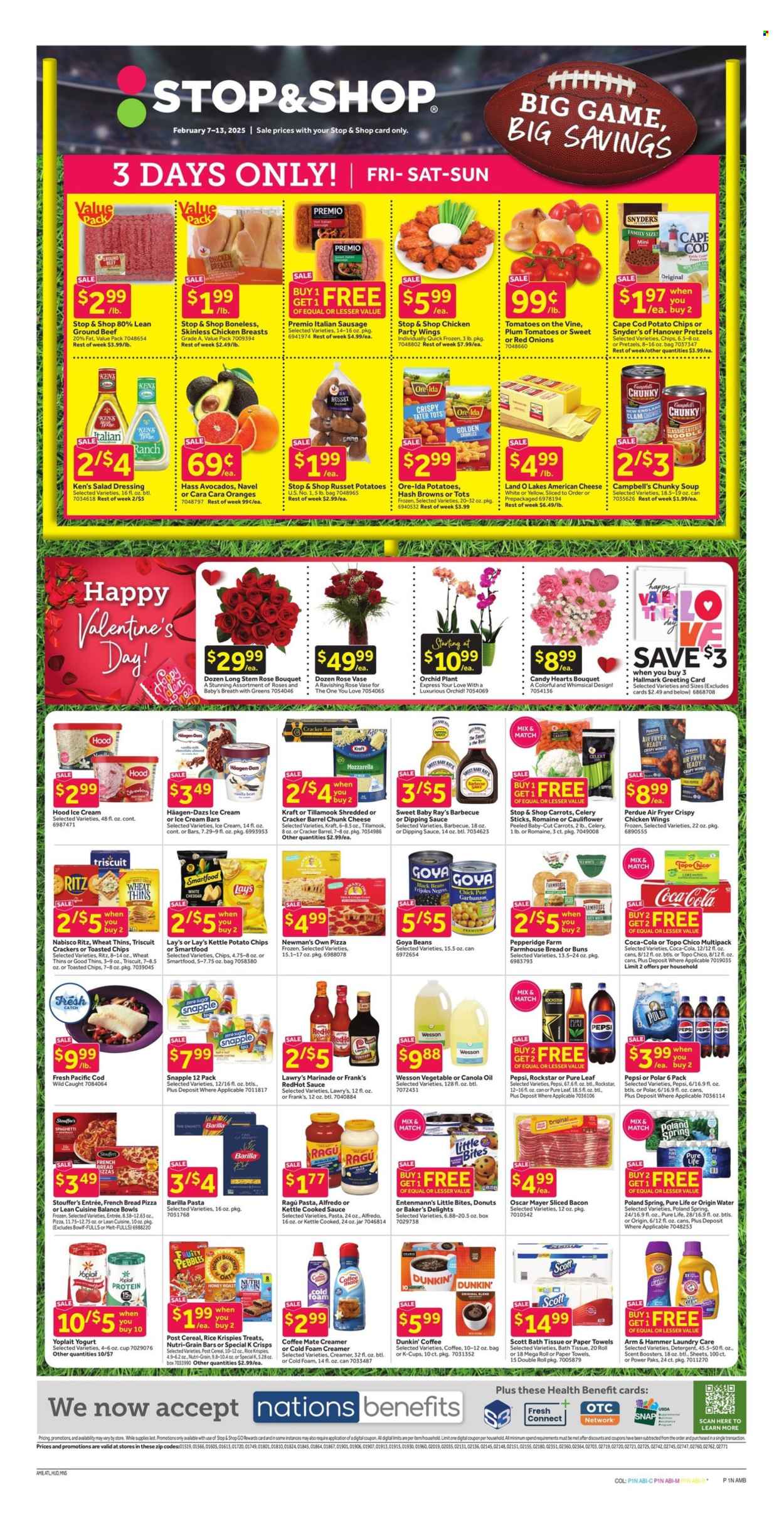 Stop & Shop ad - 02/07/2025 - 02/13/2025. Page 1