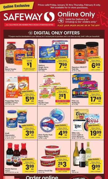 Safeway Flyer - 01/31/2025 - 02/06/2025.