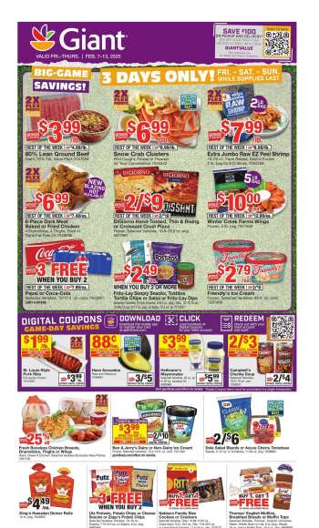 Giant Food Flyer - 02/07/2025 - 02/13/2025.