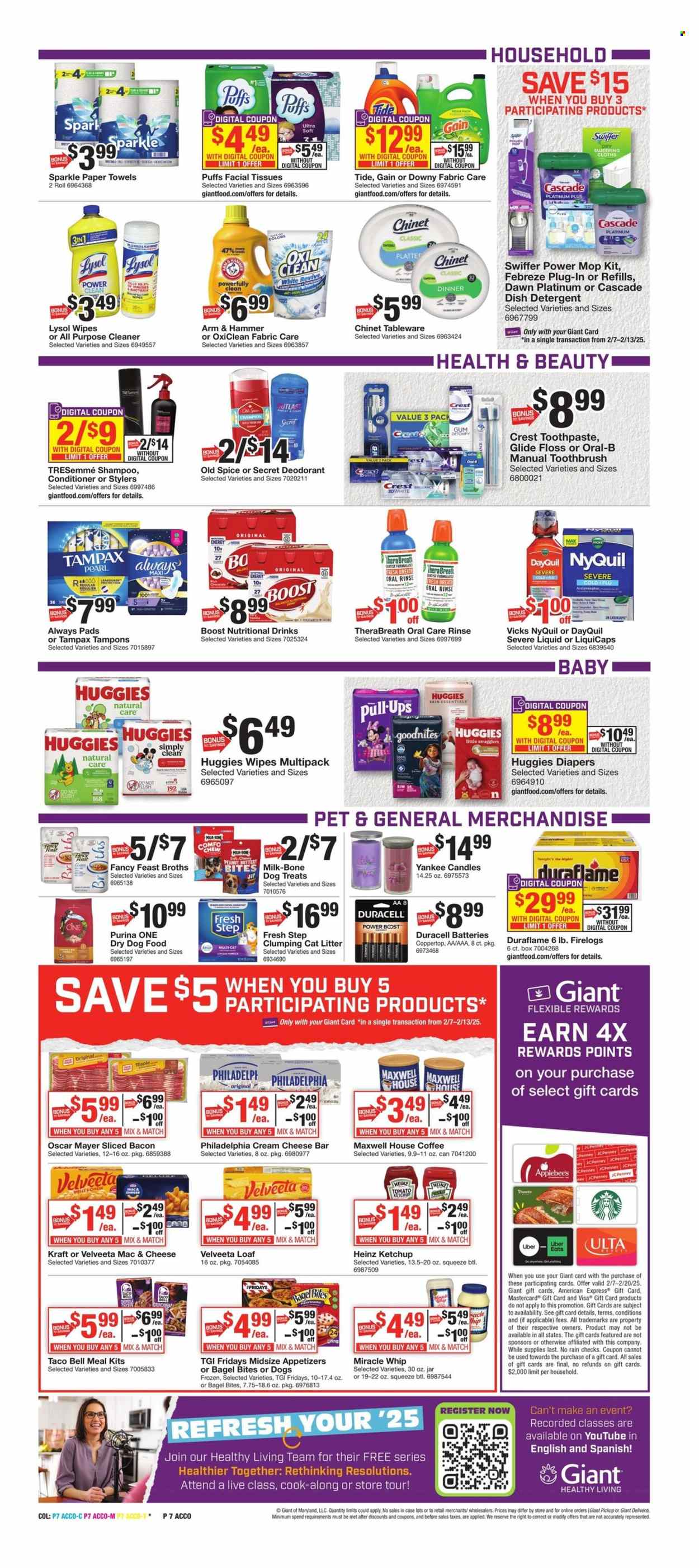 Giant Food ad - 02/07/2025 - 02/13/2025. Page 7