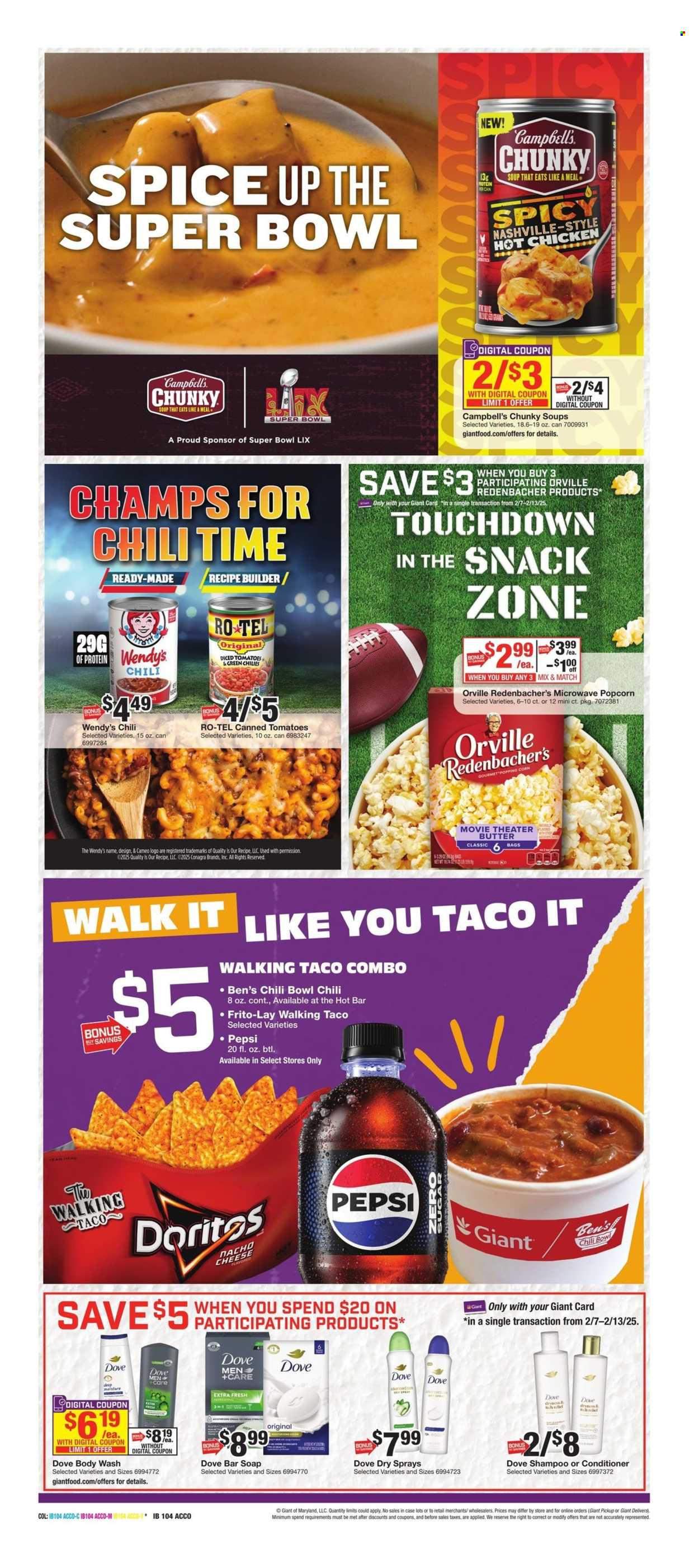 Giant Food ad - 02/07/2025 - 02/13/2025. Page 11