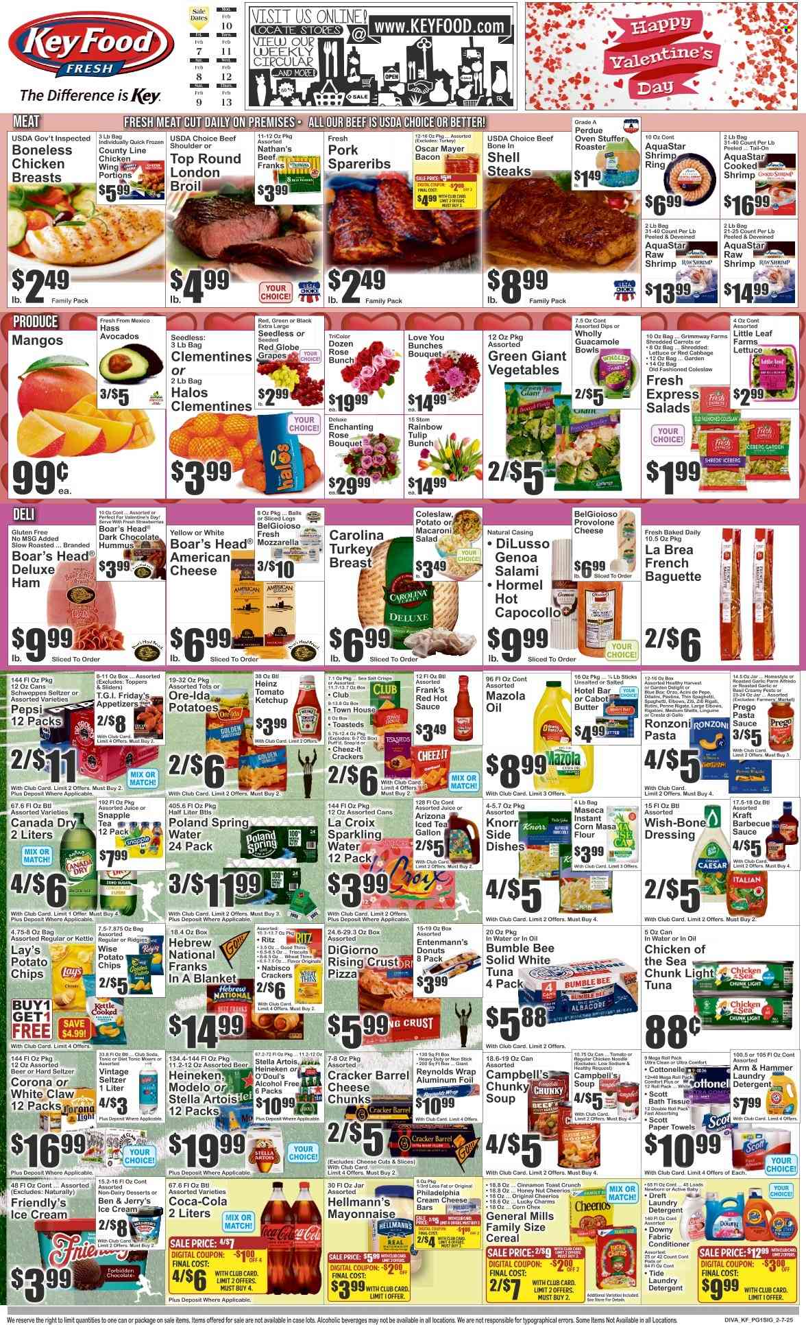 Key Food ad - 02/07/2025 - 02/13/2025. Page 1