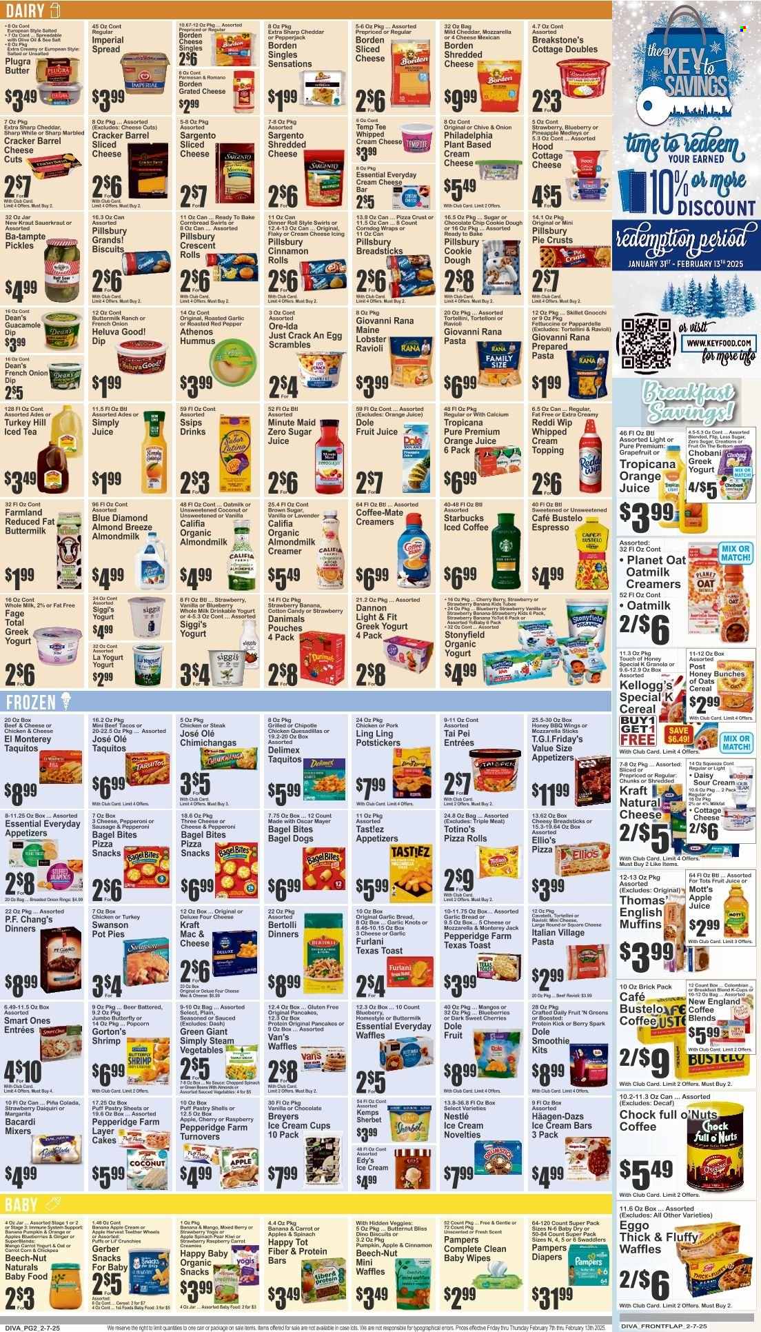 Key Food ad - 02/07/2025 - 02/13/2025. Page 2