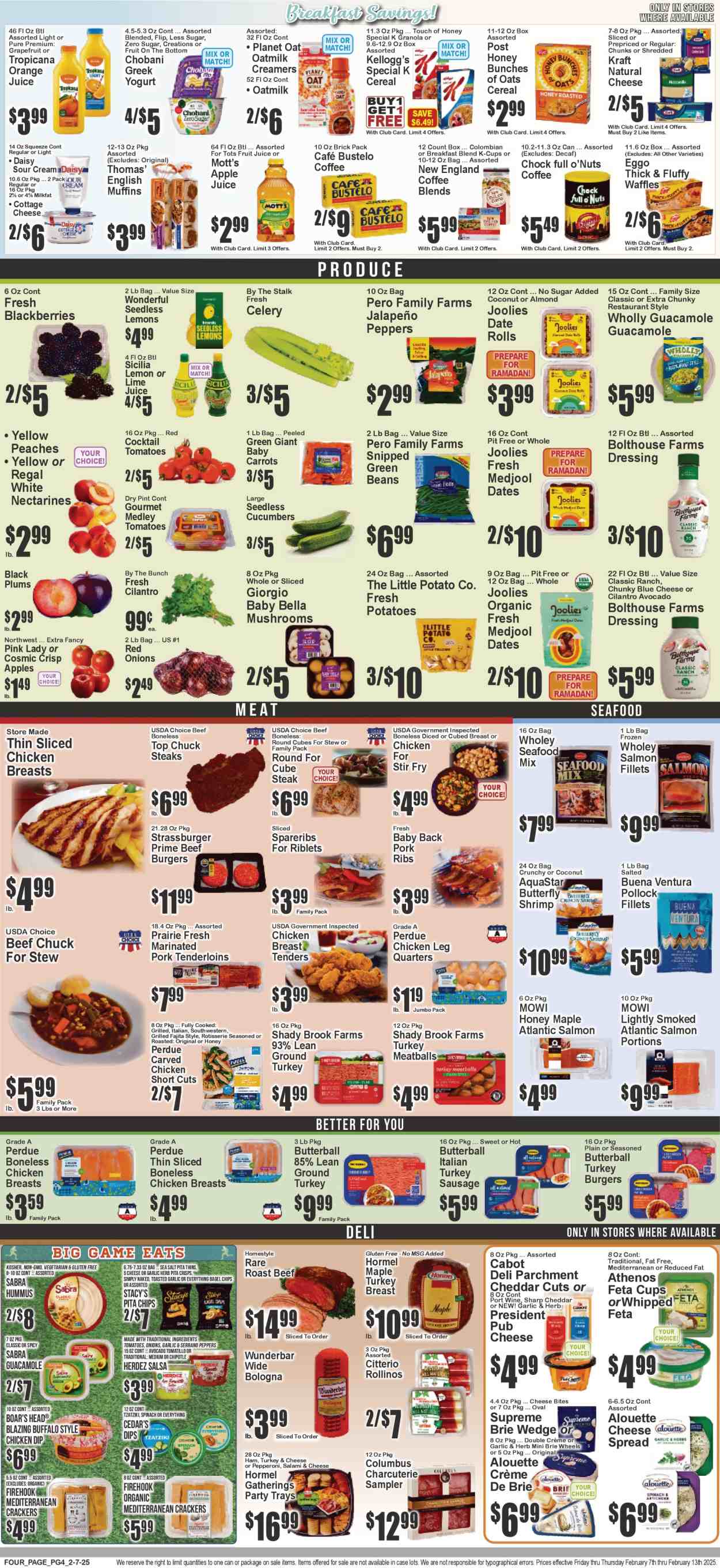 Key Food ad - 02/07/2025 - 02/13/2025. Page 4