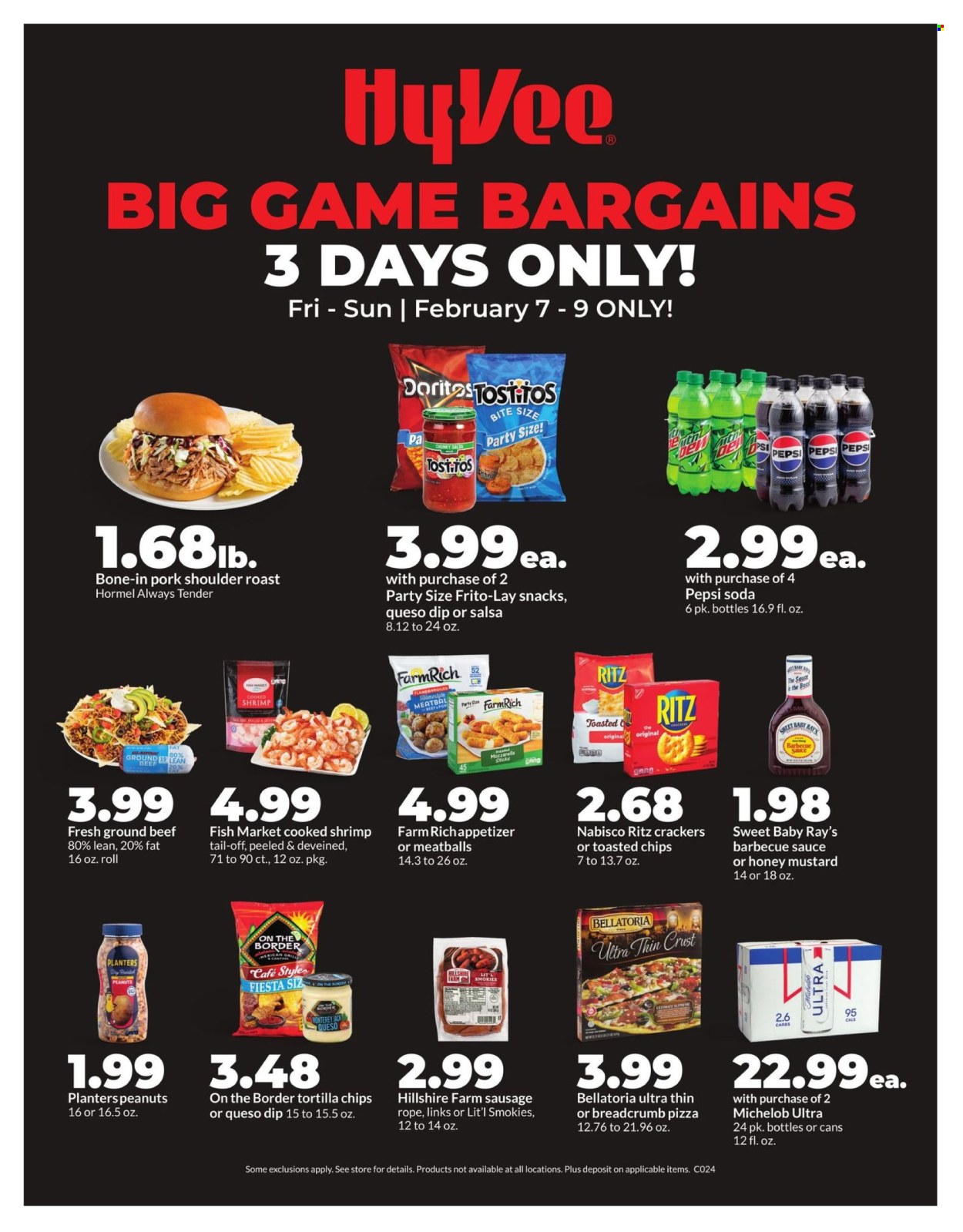 Hy-Vee ad - 02/07/2025 - 02/09/2025. Page 1