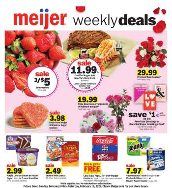 Meijer Flyer - 02/09/2025 - 02/15/2025.