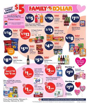 Family Dollar Flyer - 02/09/2025 - 02/15/2025.