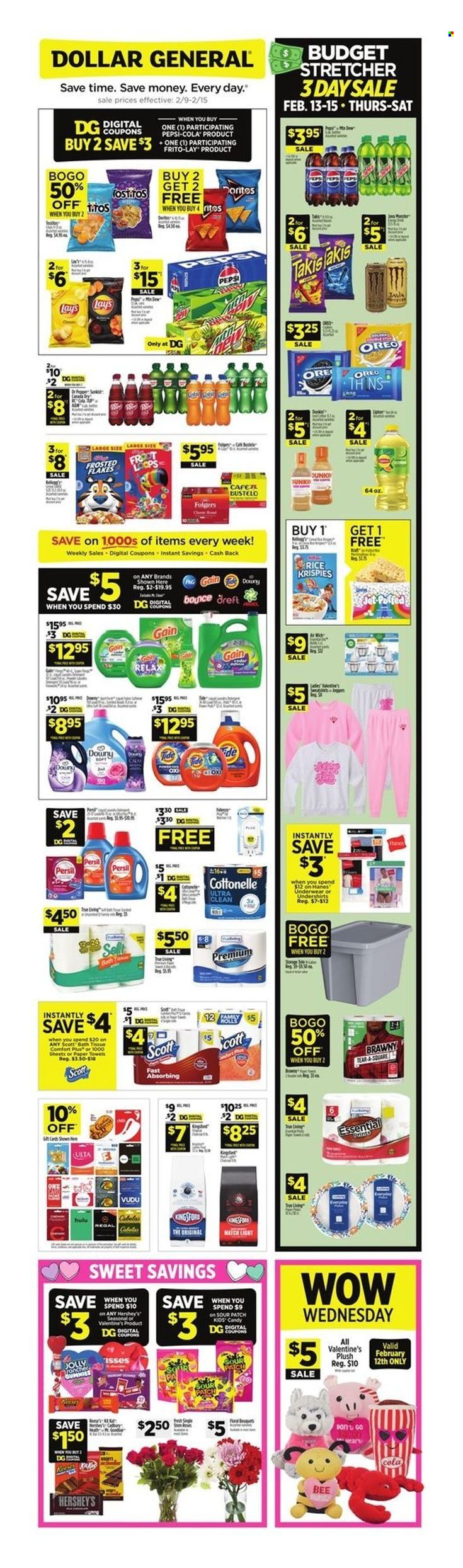 Dollar General ad - 02/09/2025 - 02/15/2025. Page 1