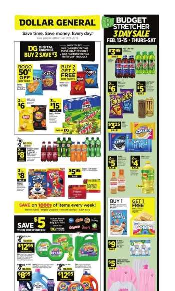 Dollar General Flyer - 02/09/2025 - 02/15/2025.
