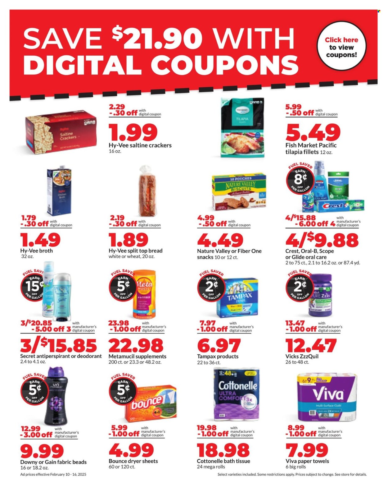 Hy-Vee ad - 02/10/2025 - 02/16/2025. Page 6