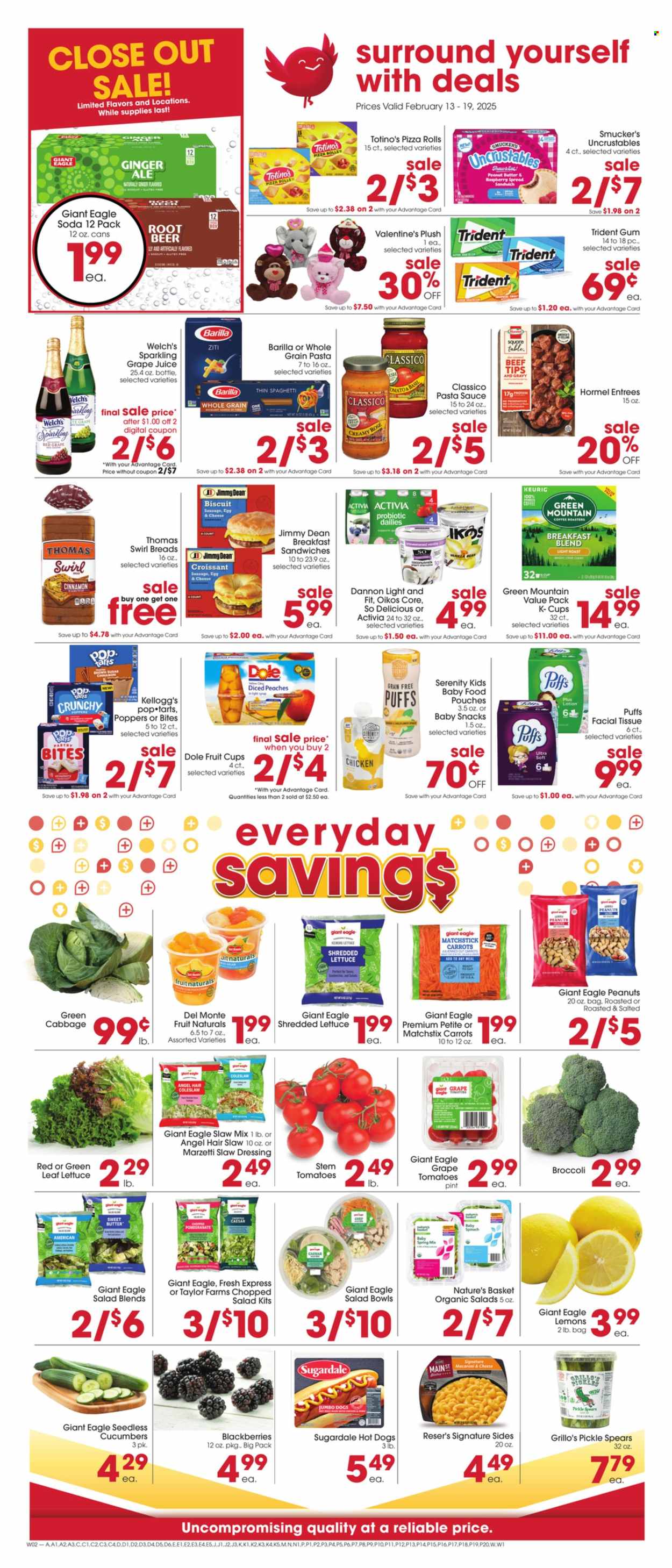 Giant Eagle ad - 02/13/2025 - 02/19/2025. Page 3