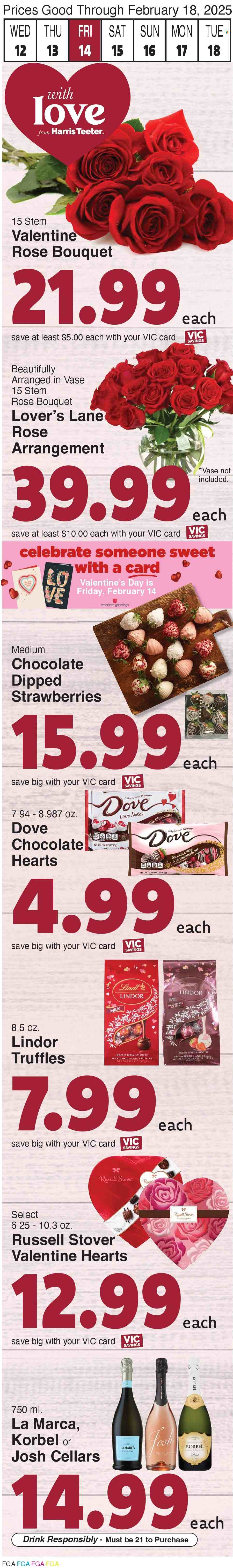 Harris Teeter ad - 02/12/2025 - 02/18/2025. Page 2