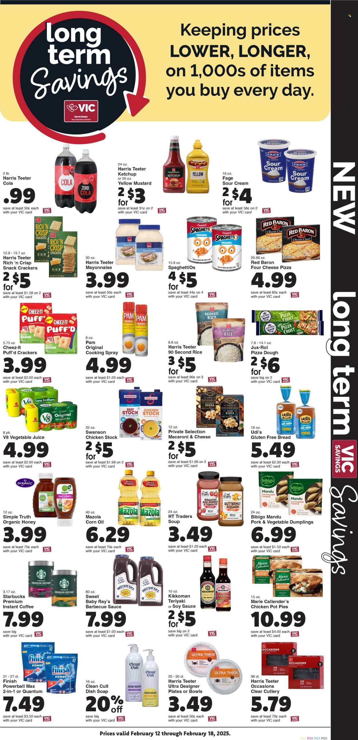 Harris Teeter ad - 02/12/2025 - 02/18/2025. Page 13
