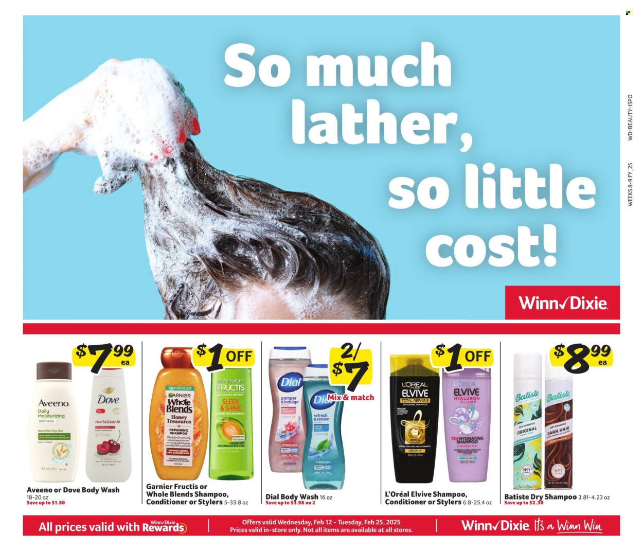 Winn Dixie ad - 02/12/2025 - 02/25/2025. Page 1