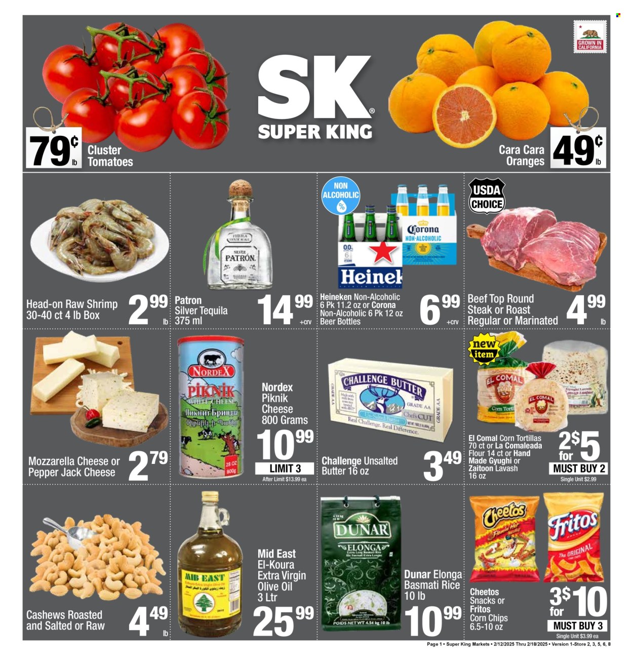 Super King Markets ad - 02/12/2025 - 02/18/2025. Page 1