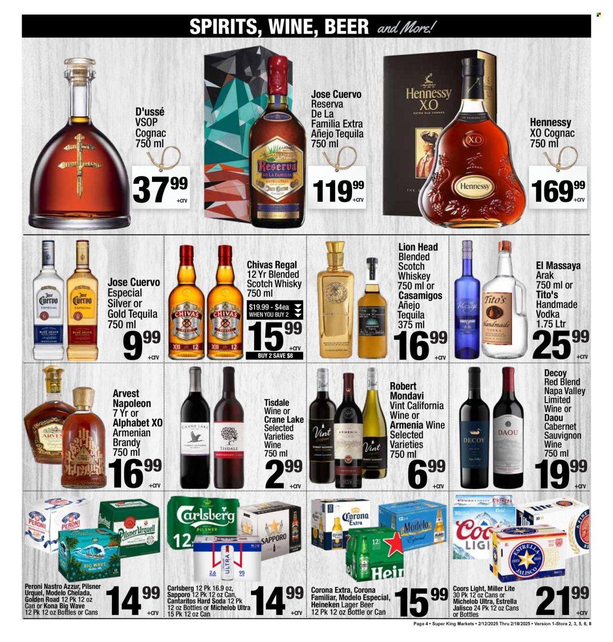 Super King Markets ad - 02/12/2025 - 02/18/2025. Page 4