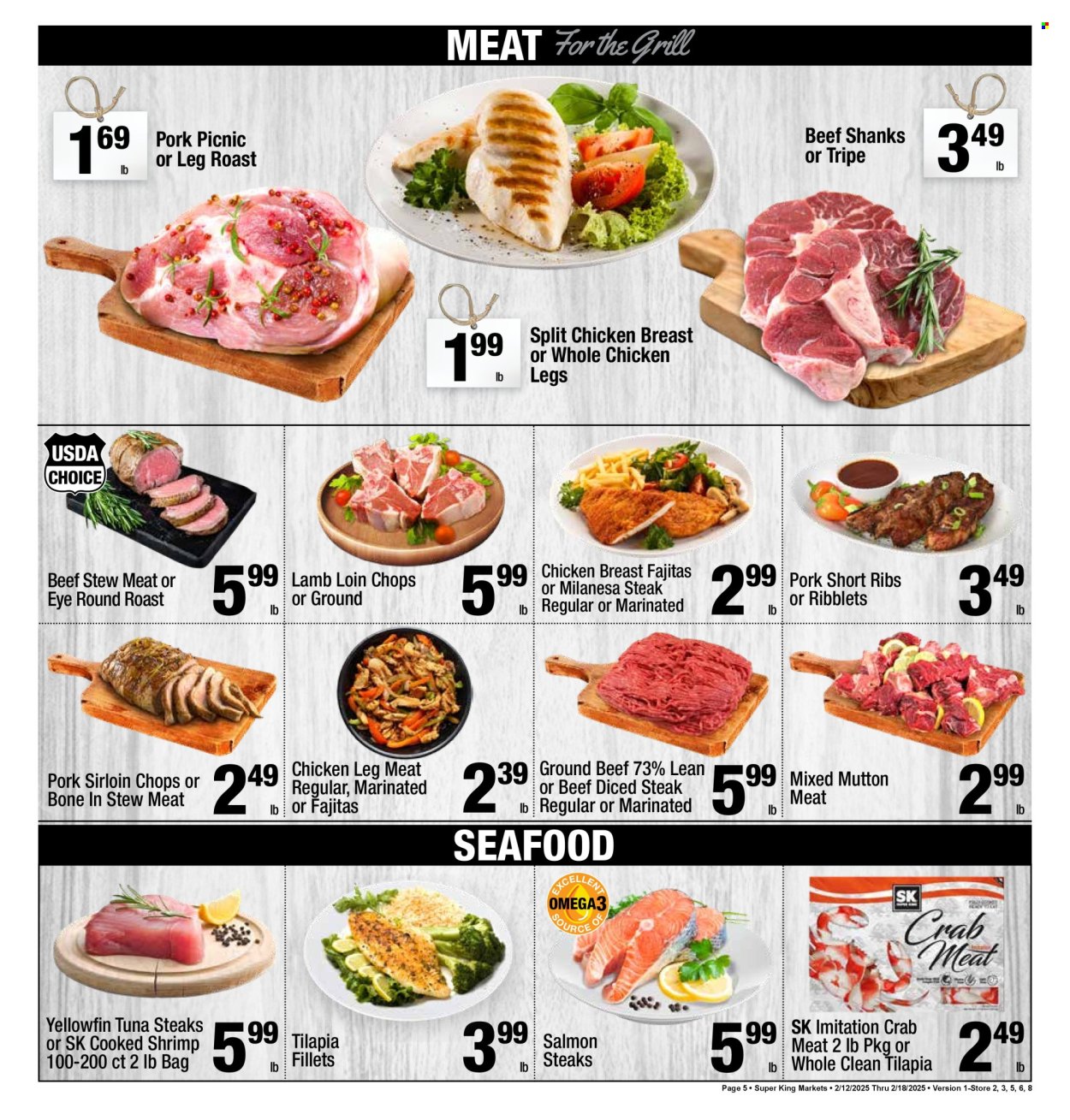 Super King Markets ad - 02/12/2025 - 02/18/2025. Page 5