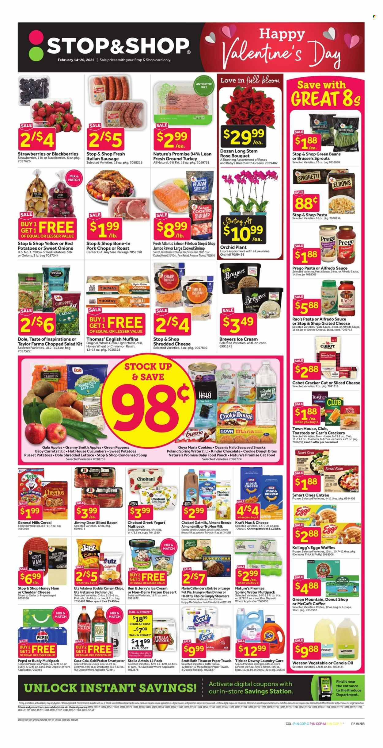 Stop & Shop ad - 02/14/2025 - 02/20/2025. Page 1