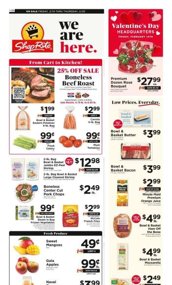 ShopRite Flyer - 02/14/2025 - 02/20/2025.