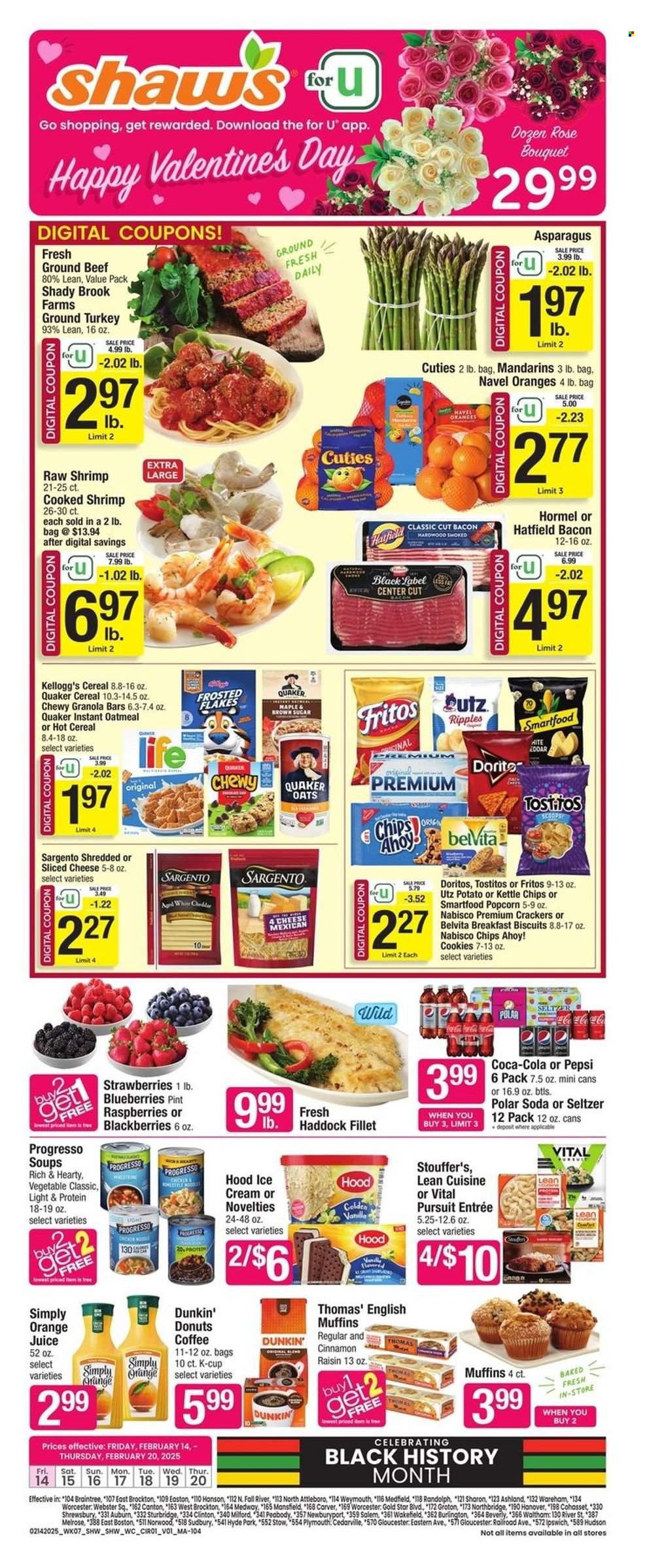 Shaw’s ad - 02/14/2025 - 02/20/2025. Page 1