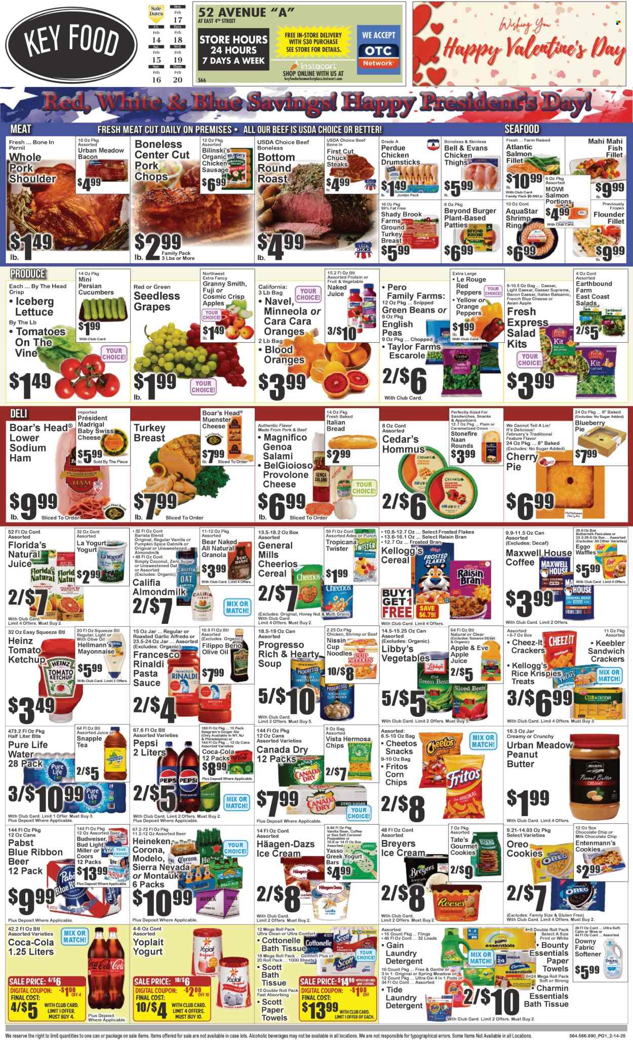 Key Food ad - 02/14/2025 - 02/20/2025. Page 1