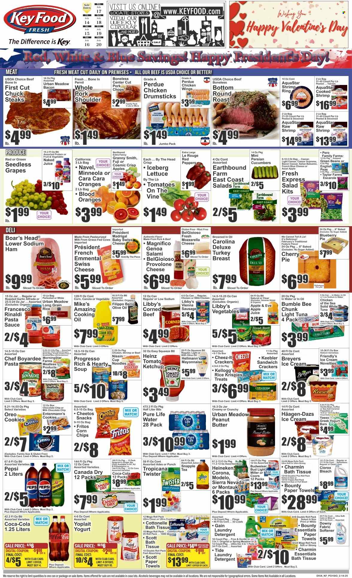 Key Food ad - 02/14/2025 - 02/20/2025. Page 1