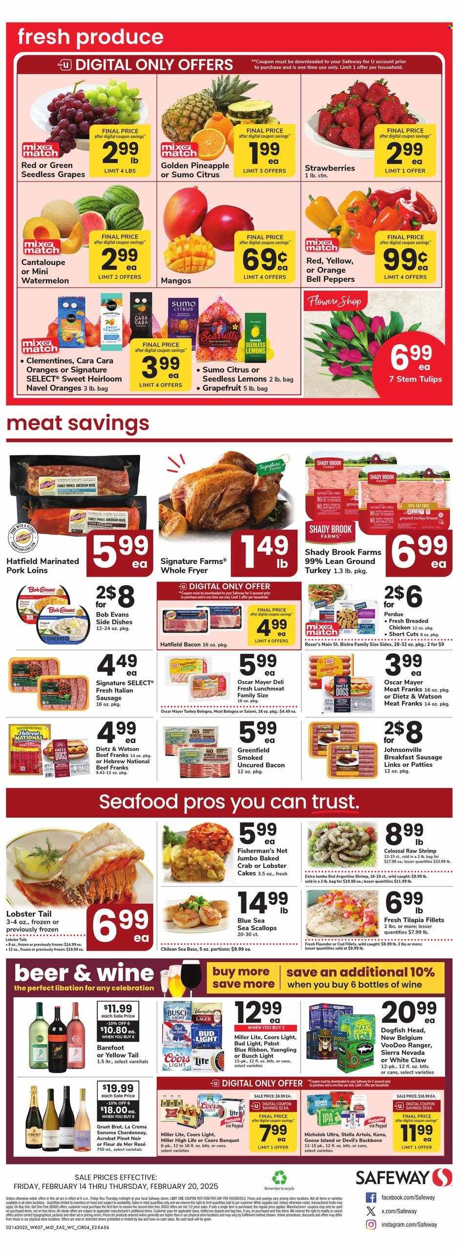 Safeway ad - 02/14/2025 - 02/20/2025. Page 4