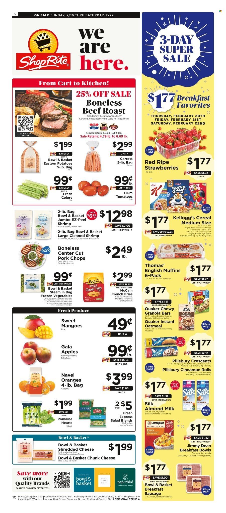 ShopRite ad - 02/16/2025 - 02/22/2025. Page 1