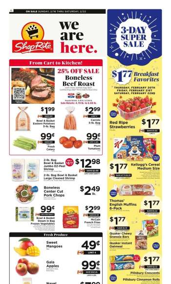 ShopRite Flyer - 02/16/2025 - 02/22/2025.