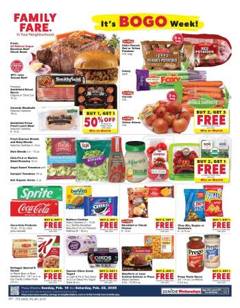 Family Fare Flyer - 02/16/2025 - 02/22/2025.
