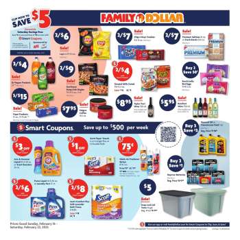 Family Dollar Flyer - 02/16/2025 - 02/22/2025.