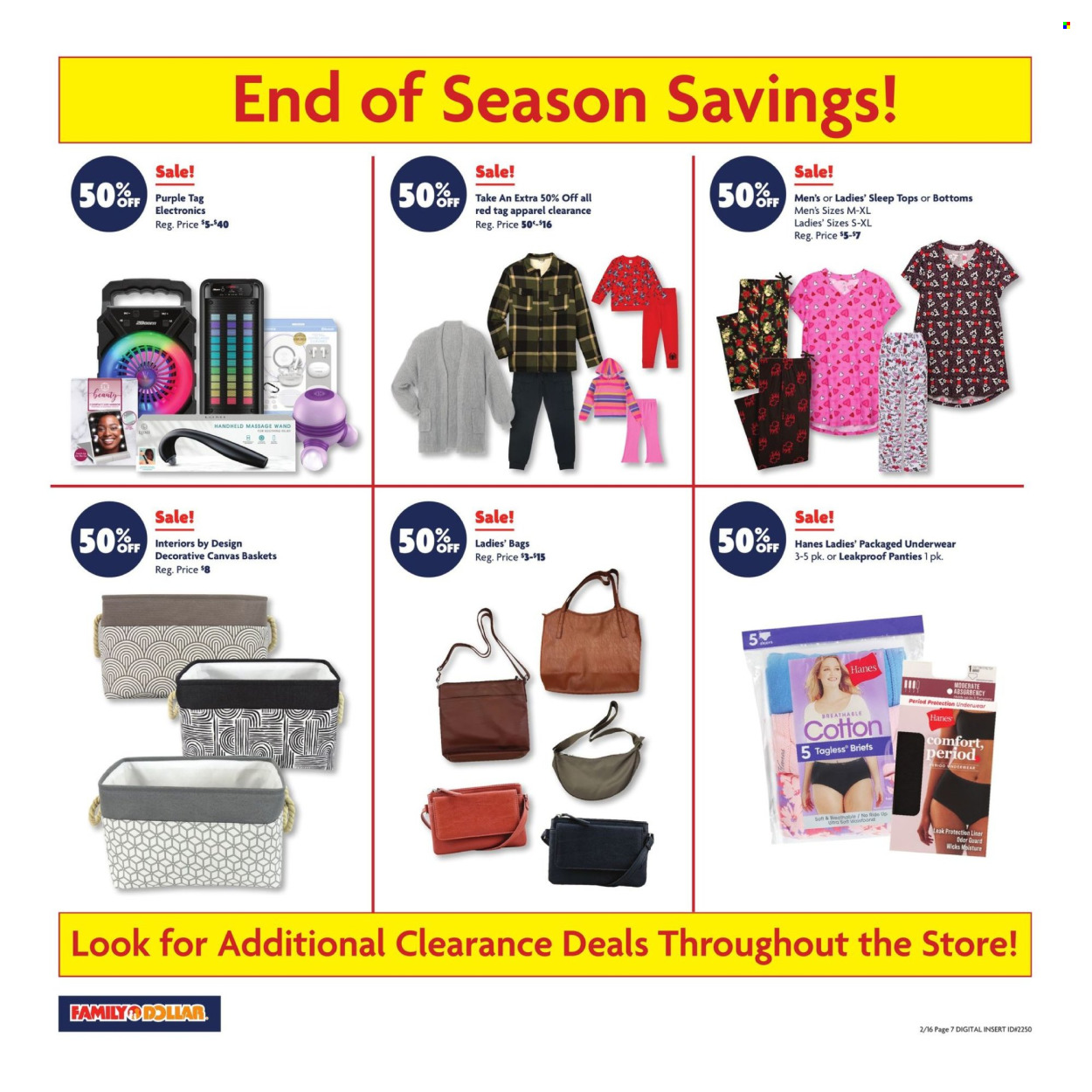 Family Dollar ad - 02/16/2025 - 02/22/2025. Page 6